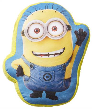 Minions Pyntepude - figur formet - Størrelse 31 x 41 cm